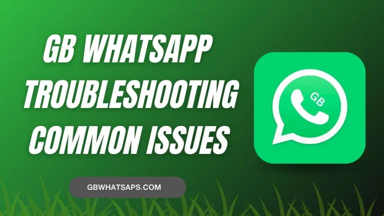 GBWhatsapp fix common issues