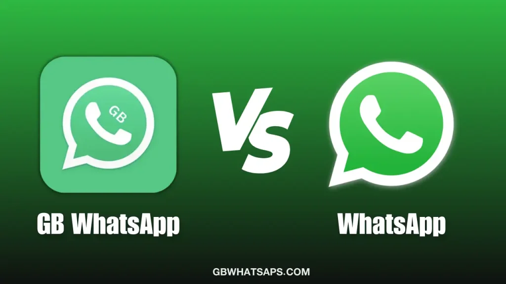 GB Whatsapp v18.70 vs official whatsapp