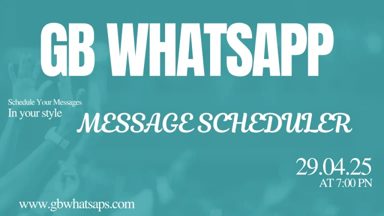 How to Schedule Messages in GB WhatsApp 2026 Automatically