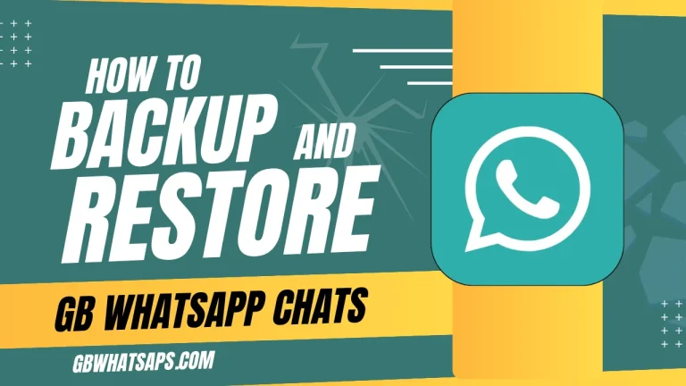 How to Backup and Restore GB WhatsApp Chats (1)