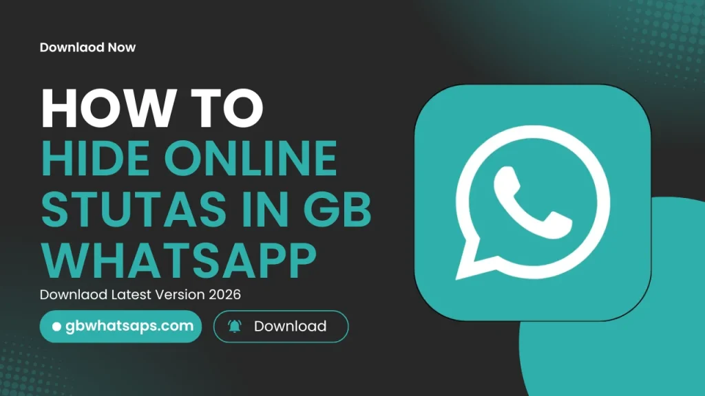 hide online stutas in gb whatsapp